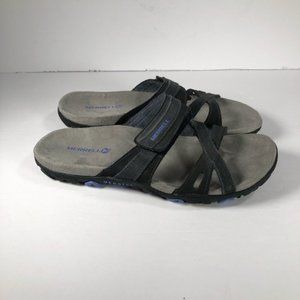 Merrell Performance Slide Sandal Black Periwinkle